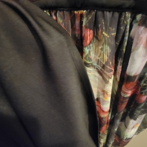 Lane Bryant Floral Maxi Dress Size 14 - Picture 7 of 7